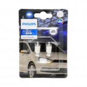 日本 PHILIPS 12V汽車T10房燈細粒牌燈LED 6000K 50ml (經濟版)